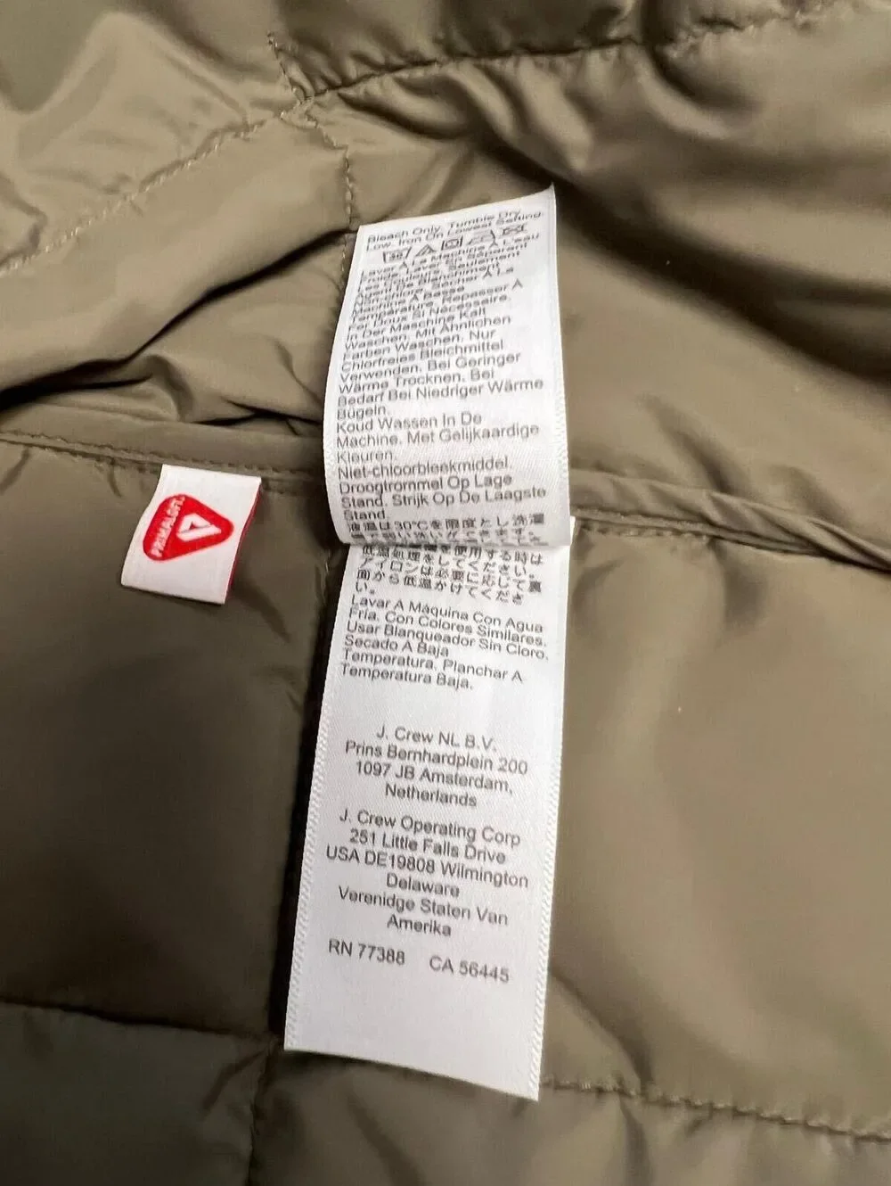 J. Crew crew puffer